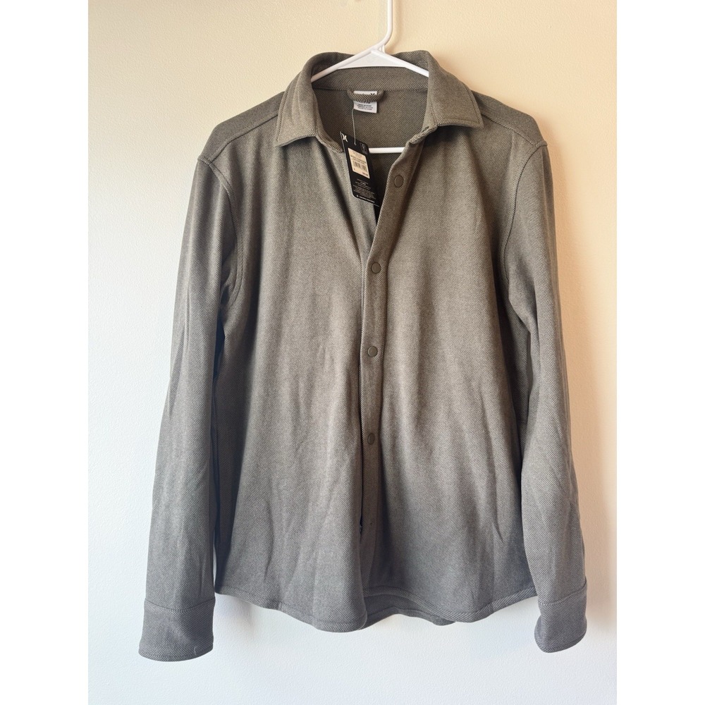 Hurley Men's Brown Brushed Fleece Shirt Jacket Size Small‎